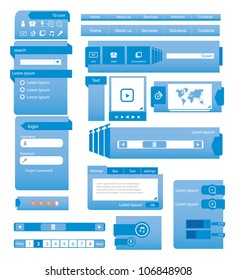 Vector Website Design Template 6