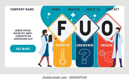 Vector website design template . FOB - Free On Board acronym. medical concept. illustration for website banner, marketing materials, business presentation, online advertising.