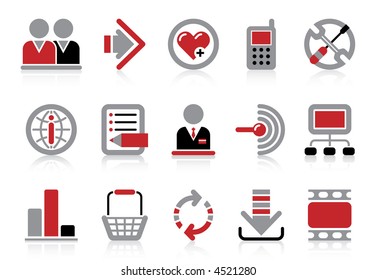 Vector website and internet icons Easy to edit, manipulate, resize or colorize