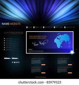 vector Website modern Design Template