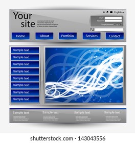 Vector website Template