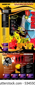 Vector website template