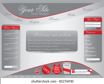 Vector Website Template