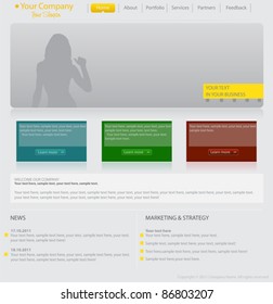 Vector Website Template