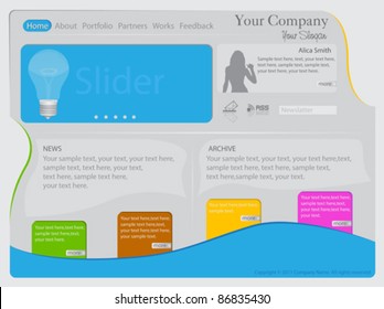 Vector Website Template