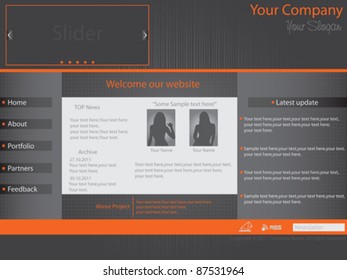 Vector Website Template