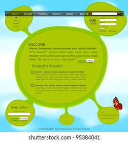 vector website template
