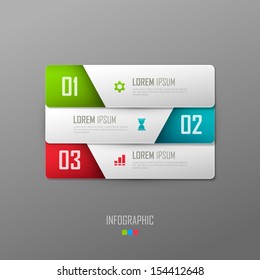 Vector website template design 