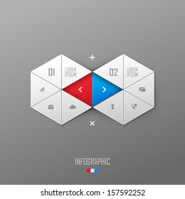 Vector website template design