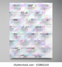 Vector wed banners. Set color element and broken