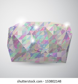 Vector wed banners. Set color element and broken