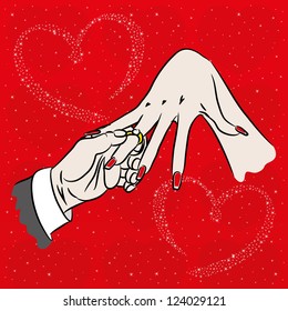 Vector. Wedding.