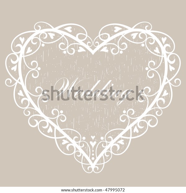 Vector Wedding Background Stock Vector (Royalty Free) 47995072