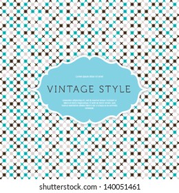 Vector wedding card or invitation with floral ornament background. Perfect as invitation or announcement.