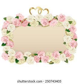Vector Wedding Flower Board