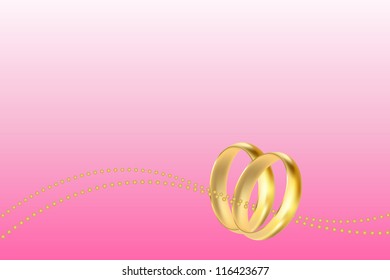 Vector wedding invitation card