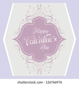 Vector wedding invitation card. Perfect as invitation or announcement.