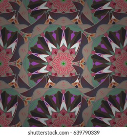 Vector wedding invitation, thank you card, save the date, baby shower cards on a white background. Baby shower, menu, flyer, banner template, mandala background, Indian design.