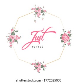 Invitaciones a la boda vectorial Tarjetas de felicitación de flores, acuarela rosa pintada a mano, diseños de anuncios de flores de tarjetas vintage, pinturas acuarelas, flores rosas. Plantilla de banner