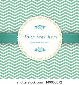 Vector wedding styled card with floral ornament design. Perfect as invitation or announcement.