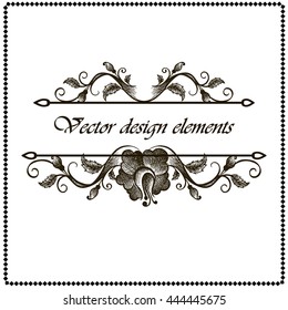 Vector Wedding Wreath Background. Easy to edit. Perfect for invitations or announcements.