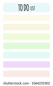 Vector weekly planner. Format A4. Cute page for notes. Notebooks, diary, school accessories. Cute romantic planner page. Weekly Planner Template. Organizer and Schedule.