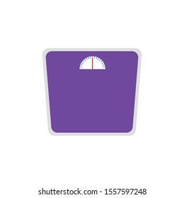 Vector weight scale icon. Scales icon symbol