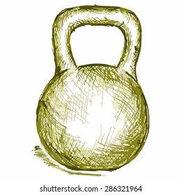 Vector weights. Sport equipment
