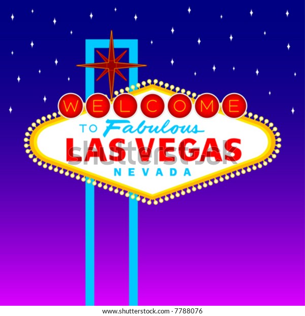 Vector Welcome Las Vegas Sign Stock Vector (Royalty Free) 7788076 ...