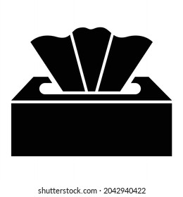 Vector Wet Wipes Glyph Icon Design
