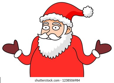 Vector Whatever Guy Meme Face Santa transparent background, illustration