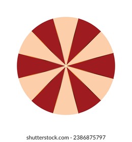 Volante vectorial de la suerte de la lotería de la fortuna ilustración.