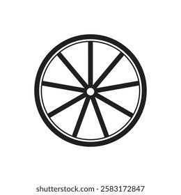 Vector wheel image in white background.