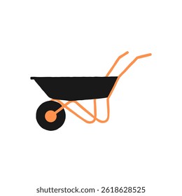 Vector of Wheelbarrow. Gardening tools