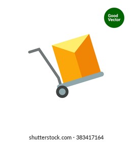 Vector Wheelbarrow Icon