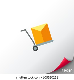 Vector Wheelbarrow Icon