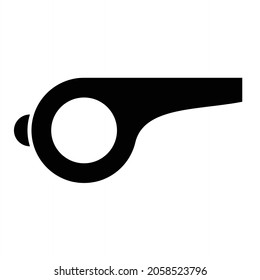 Vector Whistle Glyph Icon Design
