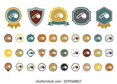 vector Whistle icon