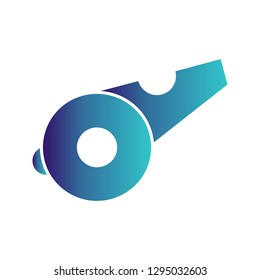  Vector whistle icon
