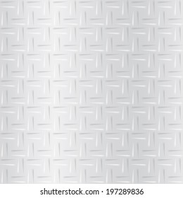 vector white abstract relief geometric transparent seamless pattern texture background