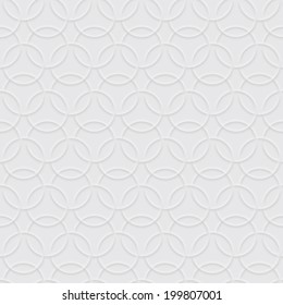 vector white abstract relief geometric transparent seamless pattern texture background