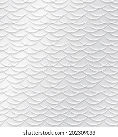 vector white abstract relief geometric transparent seamless pattern texture background