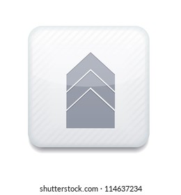 Vector white arrow icon. Eps10. Easy to edit