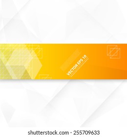 Vector white background abstract lines. design geometrical