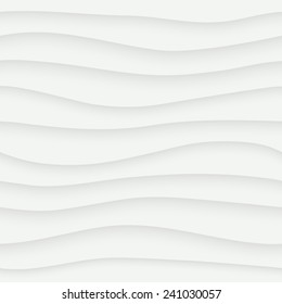 Vector white background of abstract waves.