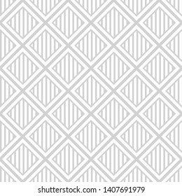 Vector white background with geometric shapes. seamless pattern