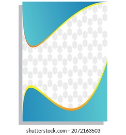 vector white background with a hexagon pattern, the blue color gradation looks prominent, vectors for posters, banners, presentations, brochures, and others