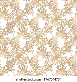 Vector white background with  seamless floral ornament. Luxury shiny seamless pattern