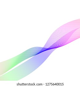 Vector White background with a variety of colors Isolated
