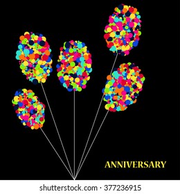 Vector white balloon isolated on white. Eps10